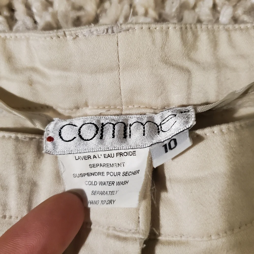 VINTAGE | Comme High waisted beige cream dress pants (Size 10) - Picture 8 of 8